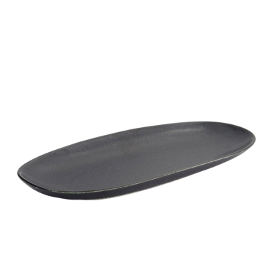 TDS, Plate, Onyx Noir, 28,5 cm x 14 cm, Item No. 15547