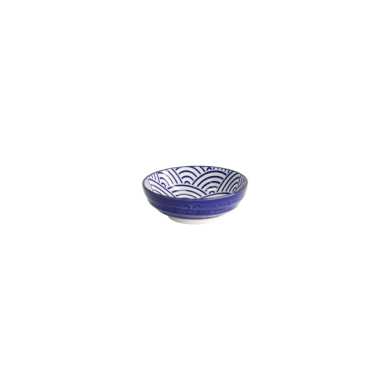 Saucenschale Nippon Blue Waves Blau/Weiß, Porzellan, Ø 9,5 × 3 cm, 150 ml, Art.-Nr. 15601