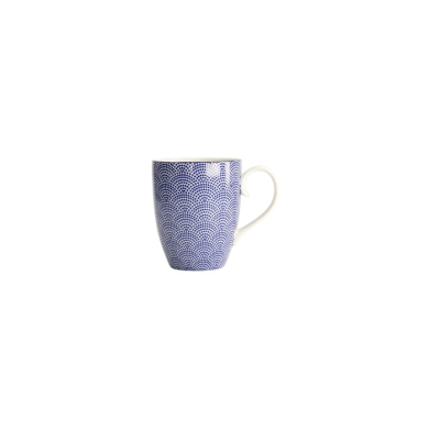 Mug Nippon Blue Dots Blue/White, Porcelain, Ø 8.5 × 10.2 cm, 380 ml, Item No. 15623