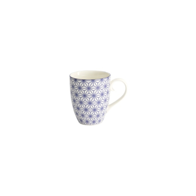 Mug Nippon Blue Stars Blue/White, Porcelain, Ø 8.5 × 10.2 cm, 380 ml, Item No. 15626