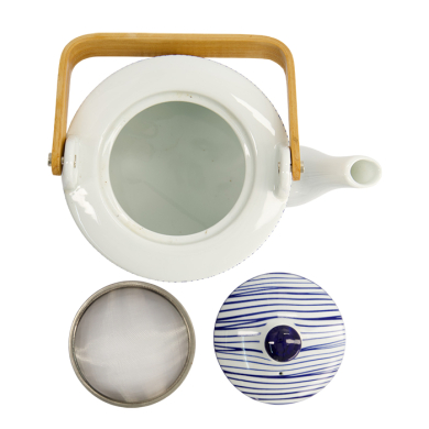 TDS, Teekanne, Nippon Blue, Lines, Ø 14 x 21.5 cm 1,3 Ltr. - Art Nr. 15636