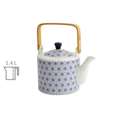 TDS, Teekanne, Nippon Blue, Stars, Ø 14 x 21.5 cm 1,3 Ltr. - Art Nr. 15637