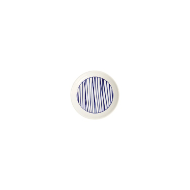 Teeuntersetzer Nippon Blue Lines, Porzellan, Ø 9,5 × 1,5 cm, Art.-Nr. 15643