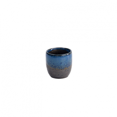 TDS, Sake-Cup, 4.5 x 4.5 cm, 50 ml, Black/Blue - Item No. 15846