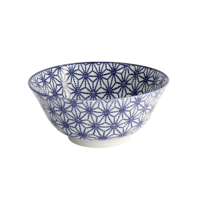 TDS, Tayo Bowl, Nippon Blue, Stars, Ø 15.2 x 6.7 cm 500 ml - Item No. 16011