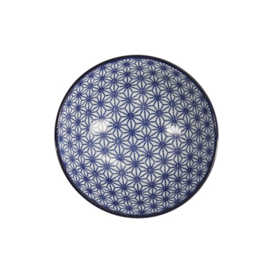Ramenschale Soba Nippon Blue Stars Blau/Weiß, Porzellan, Ø 21 × 7,8 cm, 1 l, Art.-Nr. 16017