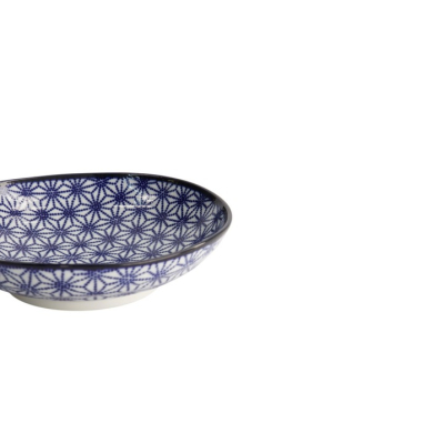 Pastateller Nippon Blue Stars Blau/Weiß, Porzellan, Ø 21 × 5,2 cm, Art.-Nr. 16032