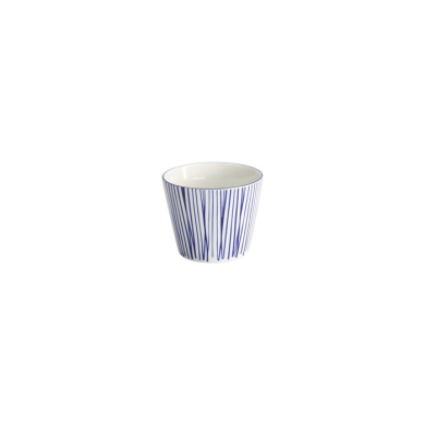 Teebecher Nippon Blue Lines Blau/Weiß, Porzellan, Ø 8,3 × 6,5 cm, 180 ml, Art.-Nr. 16036