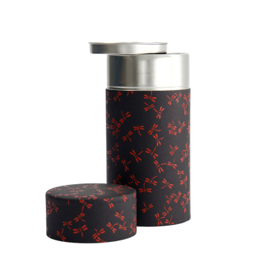 TDS, Tea Container S.S., 7.6x15.5cm, 200gr, Dragonfly Black, Item No.: 16189