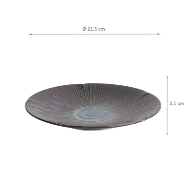 TDS, Plate, Sky Blue, Ø 22,5 cm, Item No. 16388