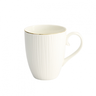 TDS, Mug, Nippon White, Lines, Ø 8.5 x 10.2 cm 380 ml, Item No. 16435