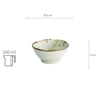 TDS, Bowl, Green Cosmos, Ø  9x4cm 100ml, Item No. 16506