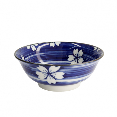 TDS, Ramen Bowl, Mixed Bowls, Ø 20.5 x 8 cm 1200 ml, Hakeme Sakura - Item No. 16541