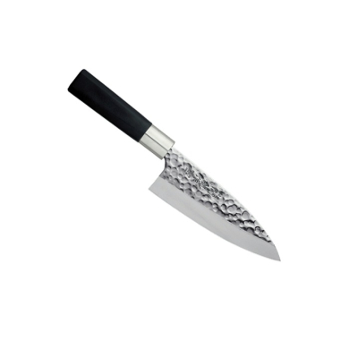Deba Knife (Carving Knife) Hammered Style, Stainless Steel, Blade 15 cm, Item No. 16602