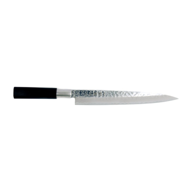 Sashimi Knife (Filleting Knife) Hammered Style, Stainless Steel, Blade 21 cm