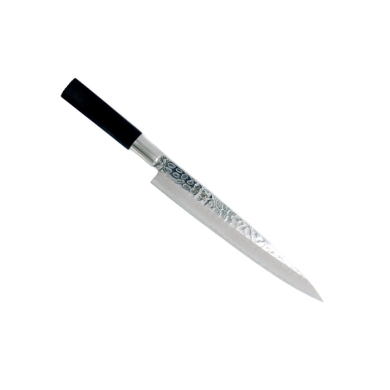 Sashimi Knife (Filleting Knife) Hammered Style, Stainless Steel, Blade 21 cm, Item No. 16603