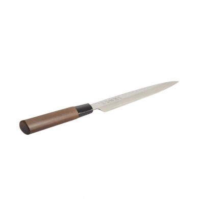 Stainless Steel Cooking Knife Sashimi 210mm Hammered Style at g-HoReCa (picture 2 of 5)