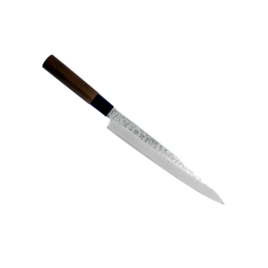 Sashimi Knife (Filleting Knife) Hammered Style, Stainless Steel, Blade 21 cm, Item No. 16609