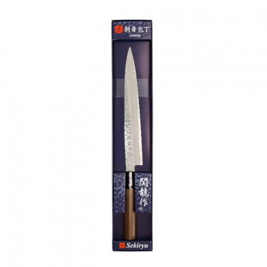 Stainless Steel Cooking Knife Sashimi 210mm Hammered Style at g-HoReCa (picture 5 of 5)