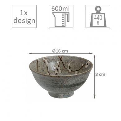 Grey Soshun Bowl at g-HoReCa (picture 5 of 5)