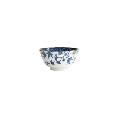 TDS, Schale Flora Japonica Ginkgo Blau/Weiß, Porzellan, Ø 12 × 6,3 cm, 300 ml, Art.-Nr. 16696
