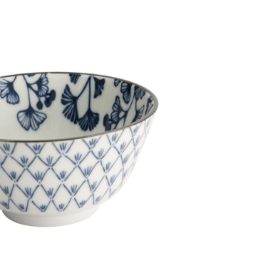 Schale Flora Japonica Maple Blau/Weiß, Porzellan, Ø 12 × 6,3 cm, 300 ml, Art.-Nr. 16697