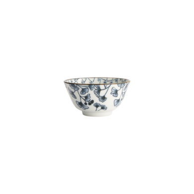 Schale Flora Japonica Ivy Blau/Weiß, Porzellan, Ø 12 × 6,3 cm, 300 ml, Art.-Nr. 16699