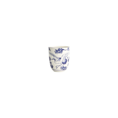 Tea Cup Flora Japonica Crane Blue, Porcelain, Ø 6.7 × 7.7 cm, 170 ml, Item No. 16726