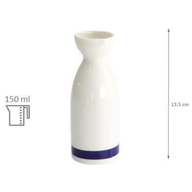 TDS, Sake-Bottle,Original Tasting Bottle Kiki, 5x13cm, 180ml, Item.-Nr.16793