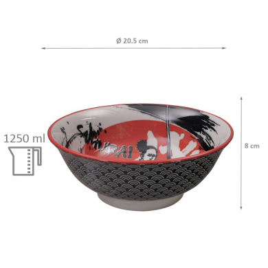 TDS, Ramen Bowl, Asakusa, Ø 20.5 x 8 cm (1250 ml) - Item No. 16857