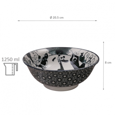 TDS, Ramen Bowl, Asakusa, Ø 20.5 x 8 cm (1250 ml) - Item No. 16858