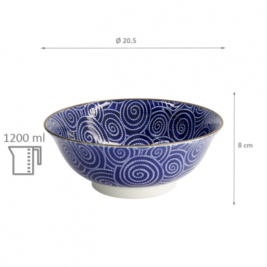 TDS, Rice Bowl, Kotobuki, Ø 20.3 x 8 cm - Item No: 16869