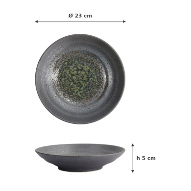 Teller Mino Yaki, Ø 23 × 5 cm, Art.-Nr. 16876