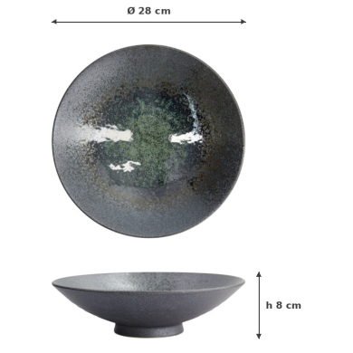 Bowl Mino Yaki, Ø 28 × 8 cm, Item No. 16880