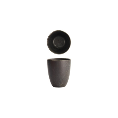 Tokyo Design Studio Tea Cup Onyx Noir Black, Stoneware, Ø 7.5 × 8.8 cm, 240 ml