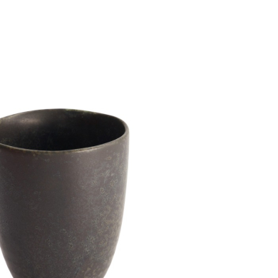 Tea Cup Onyx Noir Black, Stoneware, Ø 7.5 × 8.8 cm, 240 ml, Item No. 16918