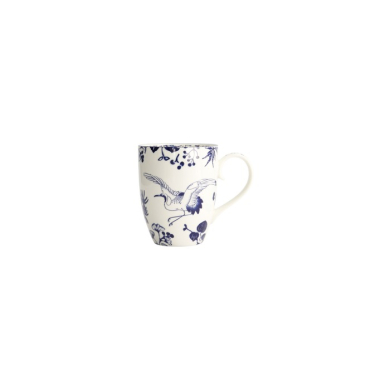 Mug Flora Japonica Crane Blue, Porcelain, Ø 8.5 × 10.2 cm, 380 ml, Item No. 16973