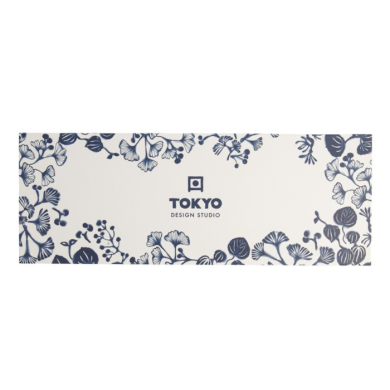 Cup and Saucer Set Flora Japonica Blue in a gift box, 8 pcs., Porcelain, 250 ml, Item No. 16980