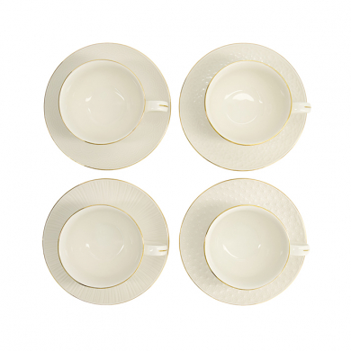 4 pcs Cup Set with saucers at g-HoReCa (picture 7 of 14)