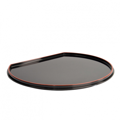 ABS Lacquerware Tray Half Moon Tray at g-HoReCa 