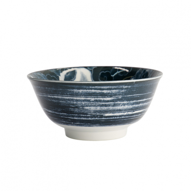 TDS, Japonism, Bowl, Darkgrey, Ø 15x7 cm, Carp - Item No: 17114