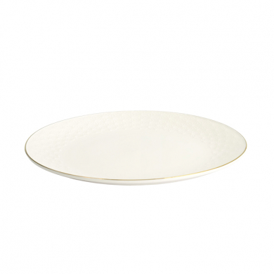 TDS, Plate, Nippon White, Stars, Ø 28.5 cm - Item No. 17159