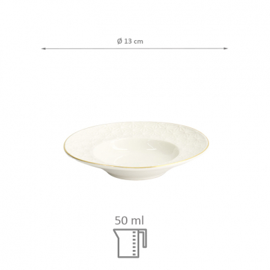 TDS, Pasta Plate, Nippon White, Stars, Ø 13 cm 50 ml - Item No. 17274