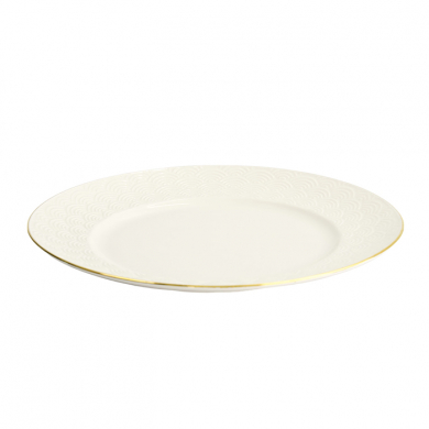 TDS, Plate, Nippon White, Waves, Ø 29.5 cm - Item No. 17294