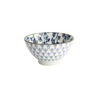 Reisschale Flora Japonica Maple Blau/Weiß, Porzellan, Ø 17,8 × 9 cm, 950 ml, Art.-Nr. 17593