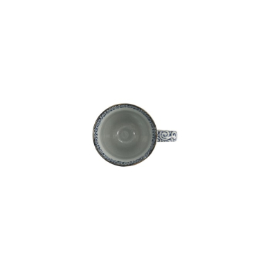 Mug Circle Blue/Grey, Stoneware, Ø 9 × 11 cm, 400 ml, Item No. 17725