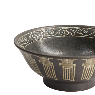 TDS, Ramen Bowl, Mixed Bowls Kotobuki Black, Ø 21.5 x 9 cm, Item No. 17746