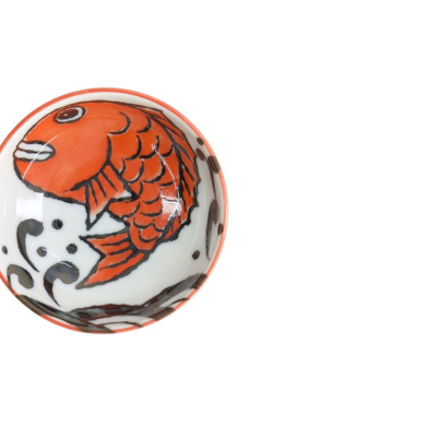 Sauce Bowl Seafood Snapper Red, Porcelain, Ø 9.5 × 3 cm, 150 ml, Item No. 17766