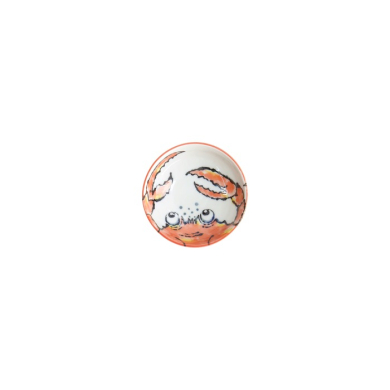 Sauce Bowl Seafood Crab Red, Porcelain, Ø 9.5 × 3 cm, 150 ml, Item No. 17770