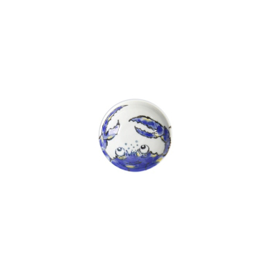 Sauce Bowl Seafood Crab Blue, Porcelain, Ø 9.5 × 3 cm, 150 ml, Item No. 17771